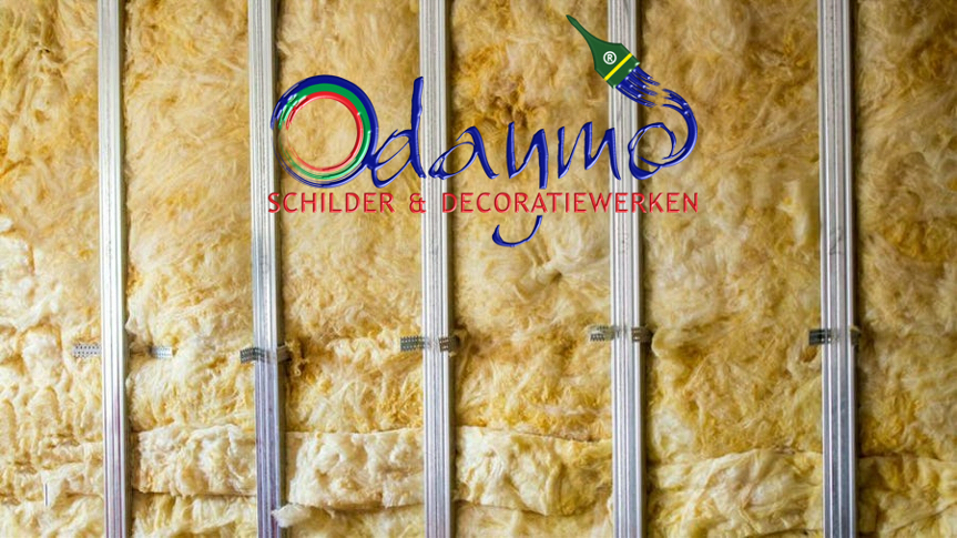 Odaymo schilder en decoratiewerk heeft de perfecte oplossing voor warmte en geluidsisolatie. Goed geïsoleerde wanden van gipsplaten verhogen niet alleen het woongenot, maar kan ook een aanzienlijke besparing op de energiekosten betekenen. De isolatie van gipsplaten levert akoestische en thermische isolatie op. 