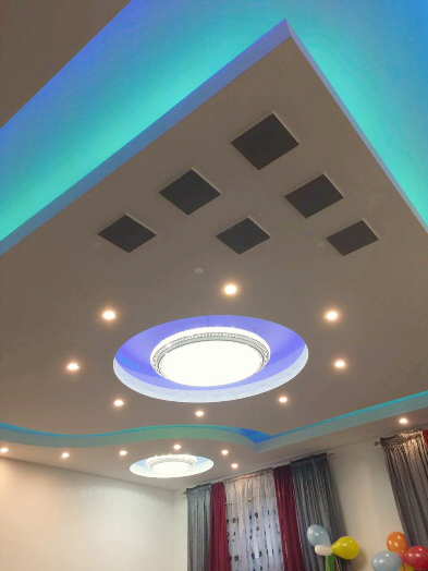 Odaymo schilder en decoratiewerken kan uw plafond een prachtige uitstraling geven door te werken met gipsplaten. 